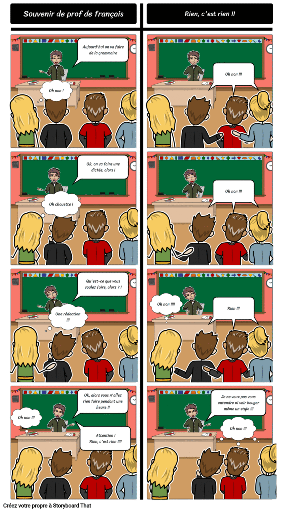 Bande dessinée originale E=mc³ cours de français souvenir