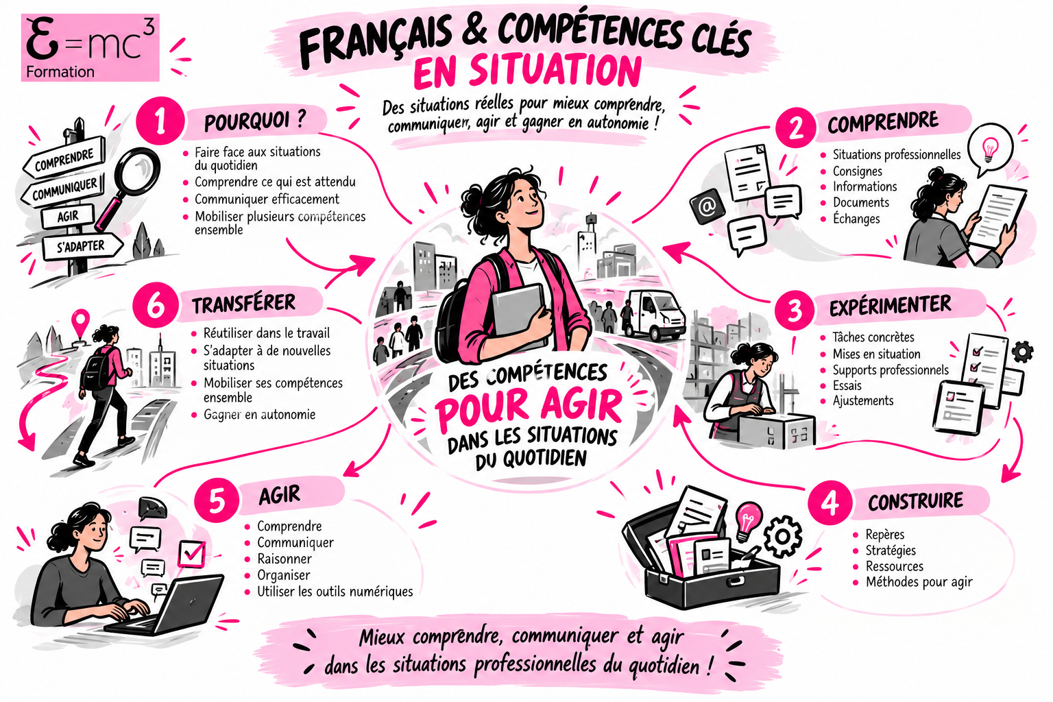 Mind map Français et compétences clés